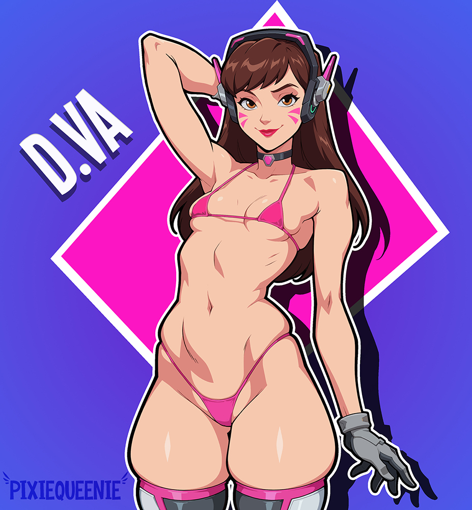 1girls, activision, blizzard entertainment, breasts, curvaceous, curvy, curvy figure, d.va, digital media (artwork), female, hana song, hips, mature, mature female, overwatch, overwatch 2, pixiqueenie, slim waist, thick, thick hips, thick legs, thick thighs, thighs, voluptuous, waist, wide hips
