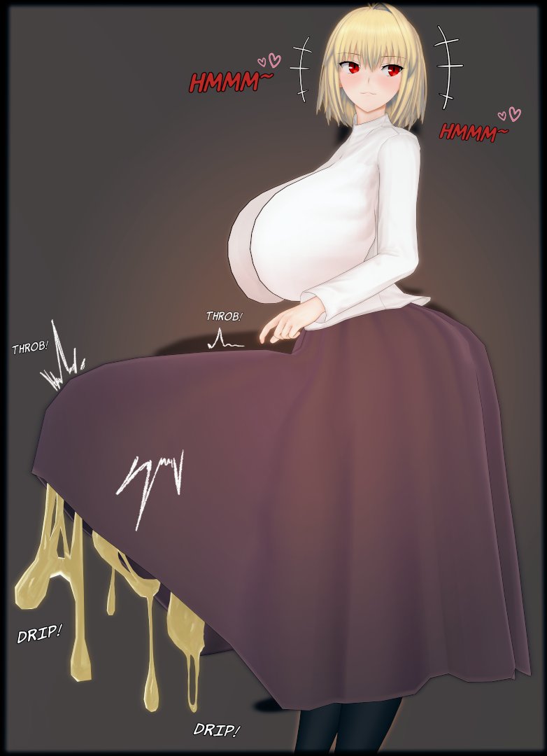 1futa, 2026, 2d, 2d (artwork), 2d artwork, 3d, arcueid brunestud, big breasts, big cock, big penis, blonde female, blonde hair, breasts, bulge, bulge through clothing, bulge under clothes, clothed, clothing, dress, eastboundaura, eastboundaura88, erect penis, erection, fully clothed, futa only, futanari, genitals, gigantic cock, gigantic penis, hourglass figure, huge breasts, huge cock, intersex, intersex only, koikatsu, large breasts, large cock, large penis, light skin, light-skinned futa, melty blood arcueid figure (meme), meme, precum drip, red eyes, semen, semen dripping, short hair, skirt, solo, solo futa, thick hips, thick penis, thick thighs, thighs, throbbing, throbbing penis, tsukihime, type-moon, voluptuous, voluptuous futa, wide hips