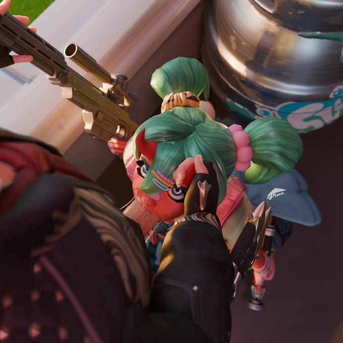 1boy, 1girls, 3d, adult and teenager, adult on young, age difference, bandage on nose, big penis, black jacket, blowjob, cute, deepthroat, eye contact, fellatio, female, fortnite, green hair, gun, hairpin, hetero, horn grab, interspecies, light skin, light-skinned male, lightsaber hilt, looking up, male, minato hakaru, nemia (fortnite), older on younger, oni, oni female, oni horns, oral, oral sex, penis, petite, pov, red skin, red skinned female, roninsune, saliva, saliva string, saliva trail, skinny, slim, sloppy, sloppy blowjob, sloppy deepthroat, star wars, teenager, twintails, weapon, white shirt, young