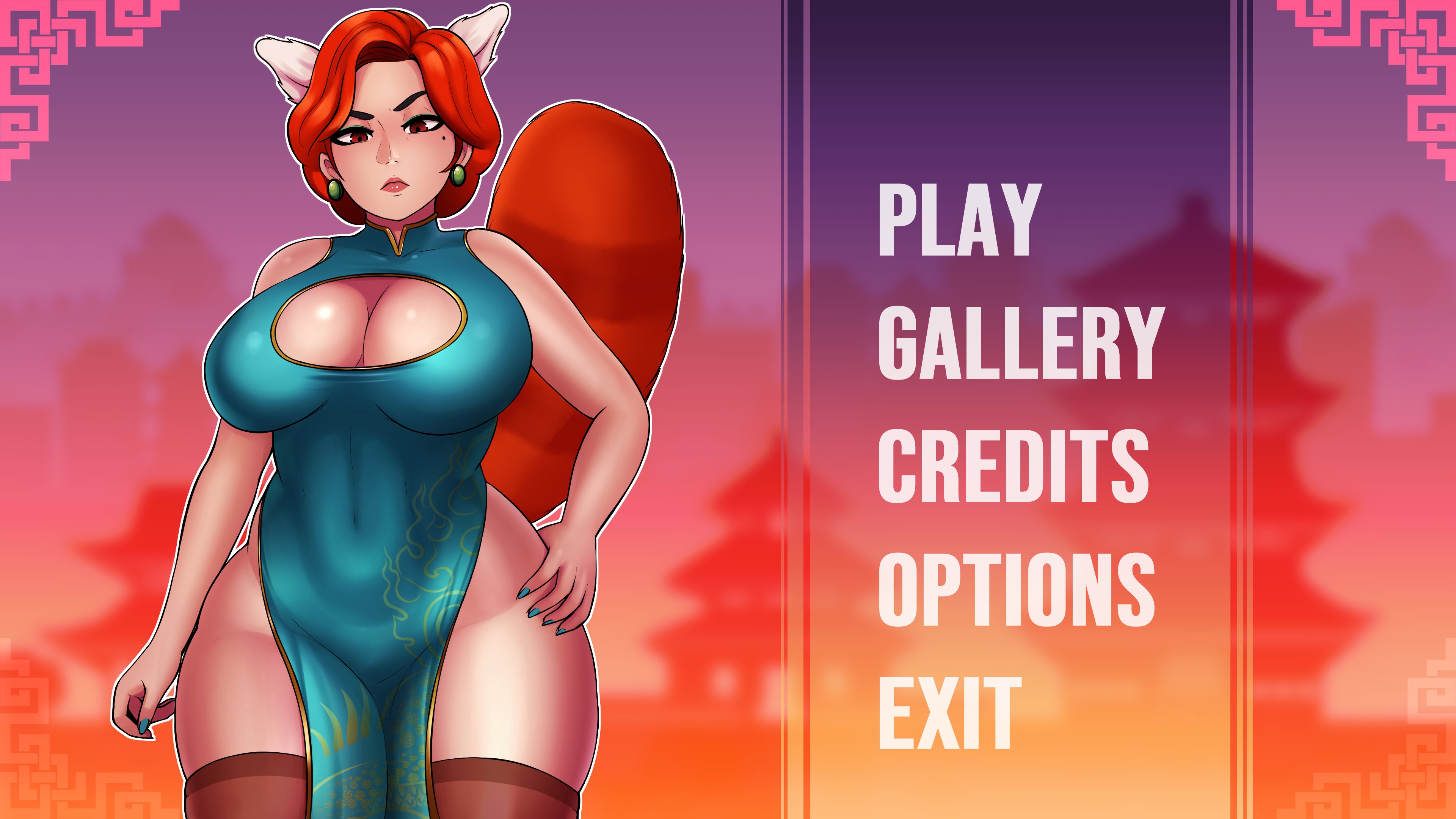 1girls, absurd res, breasts, chinese clothes, cleavage, cleavage cutout, disney, female, female only, hi res, large breasts, mature female, milf, ming lee, nowajoestar, pixar, qipao, red eyes, red hair, red panda ears, red panda tail, solo, thick thighs, thighhighs, thighs, thunder thighs, turning red, wide hips