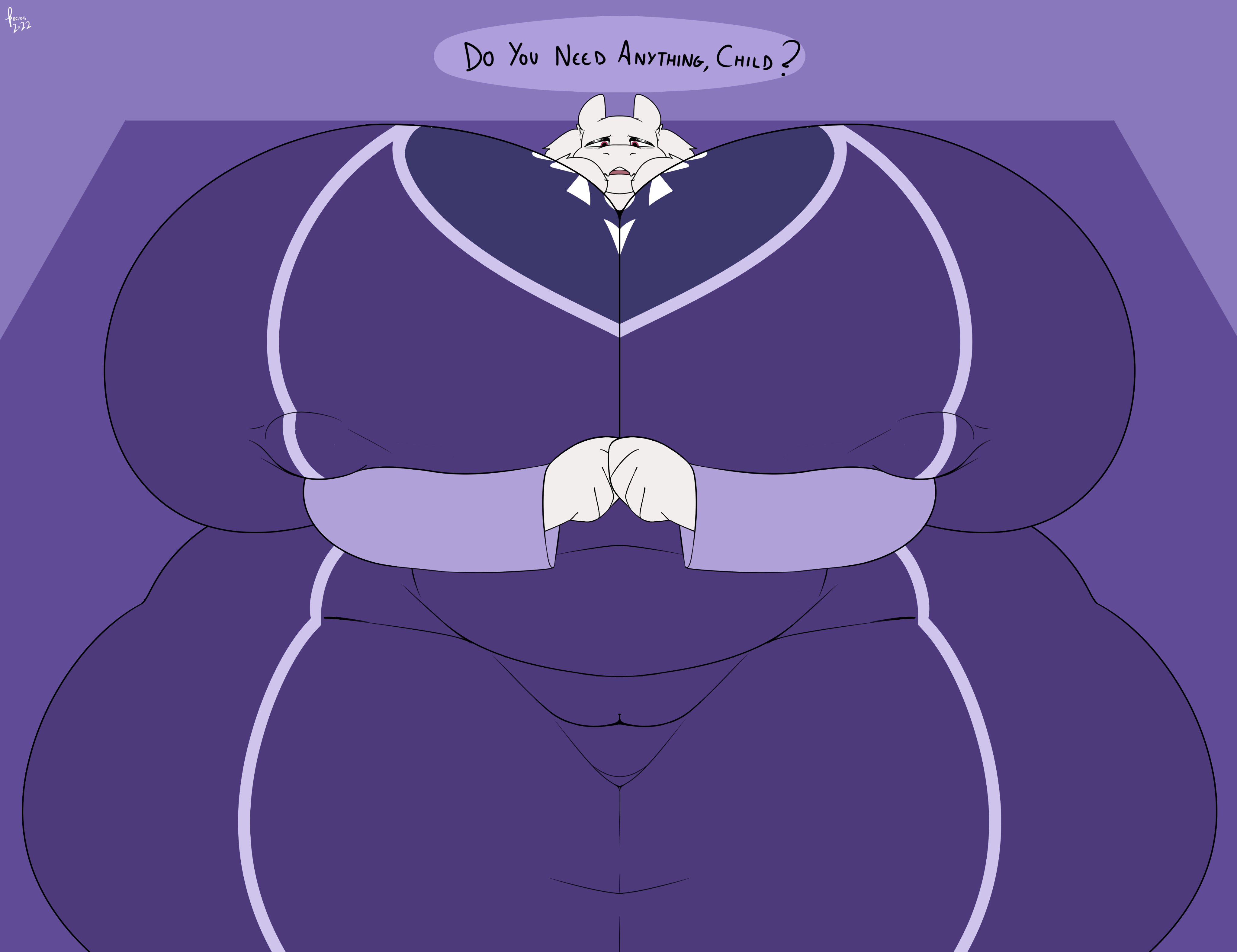 1girls, ass, big ass, big breasts, big butt, breasts, clothed, fat, female, female only, furry, hourglass figure, huge ass, huge breasts, hyper ass, hyper breasts, looking over breasts, milf, tagme, thenameisradio, toriel, undertale, white fur, white hair
