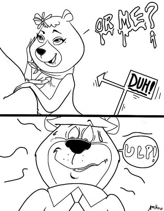 cindy_bear comic female hanna-barbera penis tagme yogi_bear yogi_bear_(character)