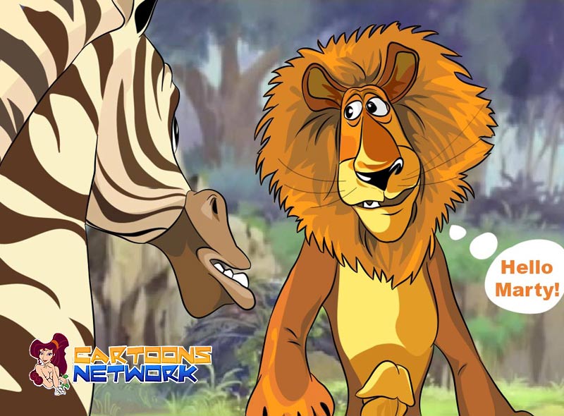 alakay_alex cartoons_network dreamworks feline furry furry_only lion madagascar_(film) madagascar_(series) male_only marty_the_zebra