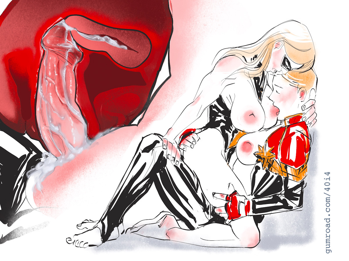 1futa, 1girls, alternate version available, areolae, barefoot, blonde hair, breast sucking, breasts, breasts out, captain marvel, carol danvers, clothed, clothing, cowgirl position, cum, cum in pussy, cum inside, domino mask, duo, ejaculation, erection, female, french kiss, futa on female, futadom, futanari, human, human only, intersex, kissing, large breasts, light skin, light-skinned female, light-skinned futa, long hair, marvel, marvel comics, mostly nude, ms. marvel, ms. marvel (carol danvers), nipples, orgasm, passionate, penis, pussy, selfcest, sex, short hair, straddling, sus woman, vaginal penetration, white background, x-ray