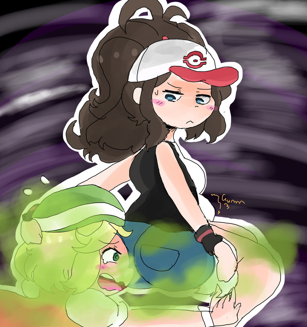 ass, bianca (pokemon), big ass, big butt, facefart, facefarting, fart, fart fetish, farting, farting in face, female, gas, gassy, hilda (pokemon), jean shorts, jeans, pokemon