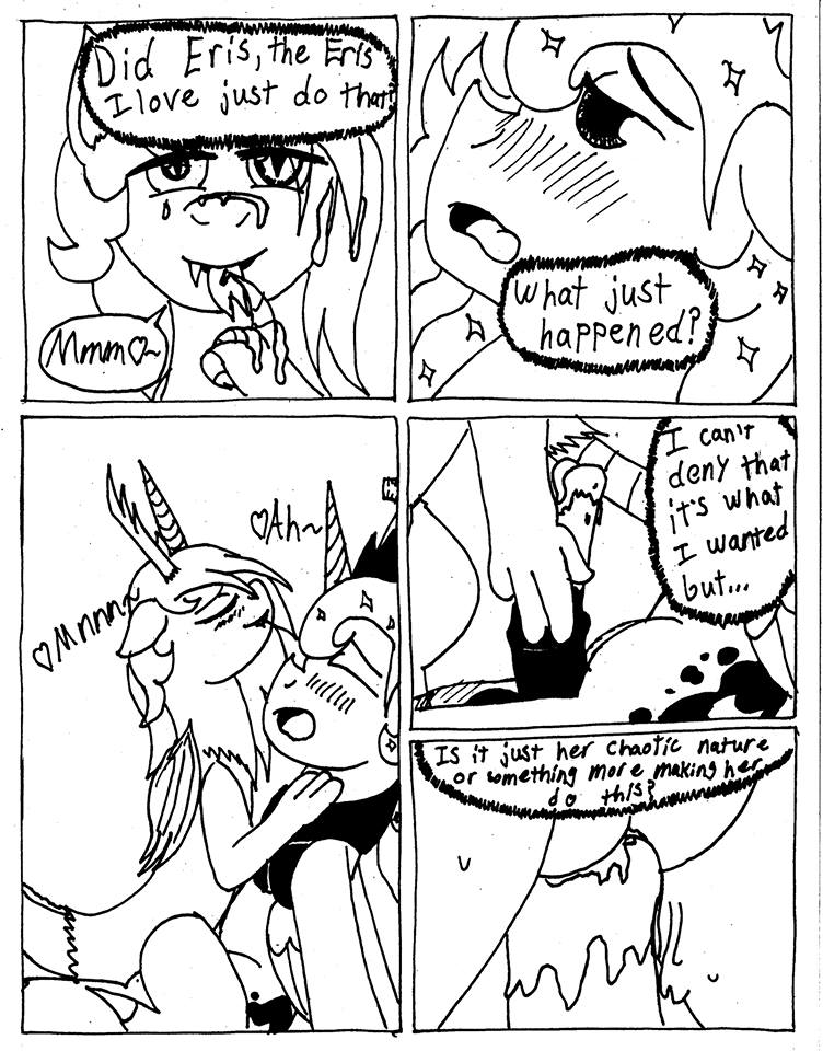 blush cardstock comic cum discord_(mlp) equine erection eris_(mlp) friendship_is_magic genderbend hair horse insertion my_little_pony penetration pony prince_artemis_(mlp) princess_luna_(mlp) pubic_mound rule_63 smile straight_hair the1king