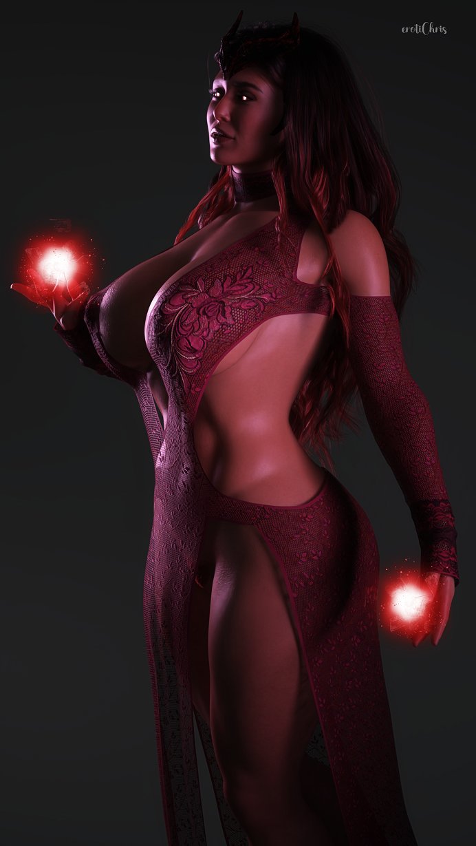 1girls, 3d, 3d (artwork), ass, athletic, athletic female, avengers, big ass, big breasts, big butt, blue eyes, breasts, busty, cga3d, curvy, daz studio, daz3d, elizabeth olsen, erotichris, excited, female, female only, hourglass figure, huge breasts, large breasts, lingerie, marvel, marvel comics, red hair, scarlet witch, seductive, seductive look, sensual, solo, thick, thick ass, thick thighs, wanda maximoff, wide hips