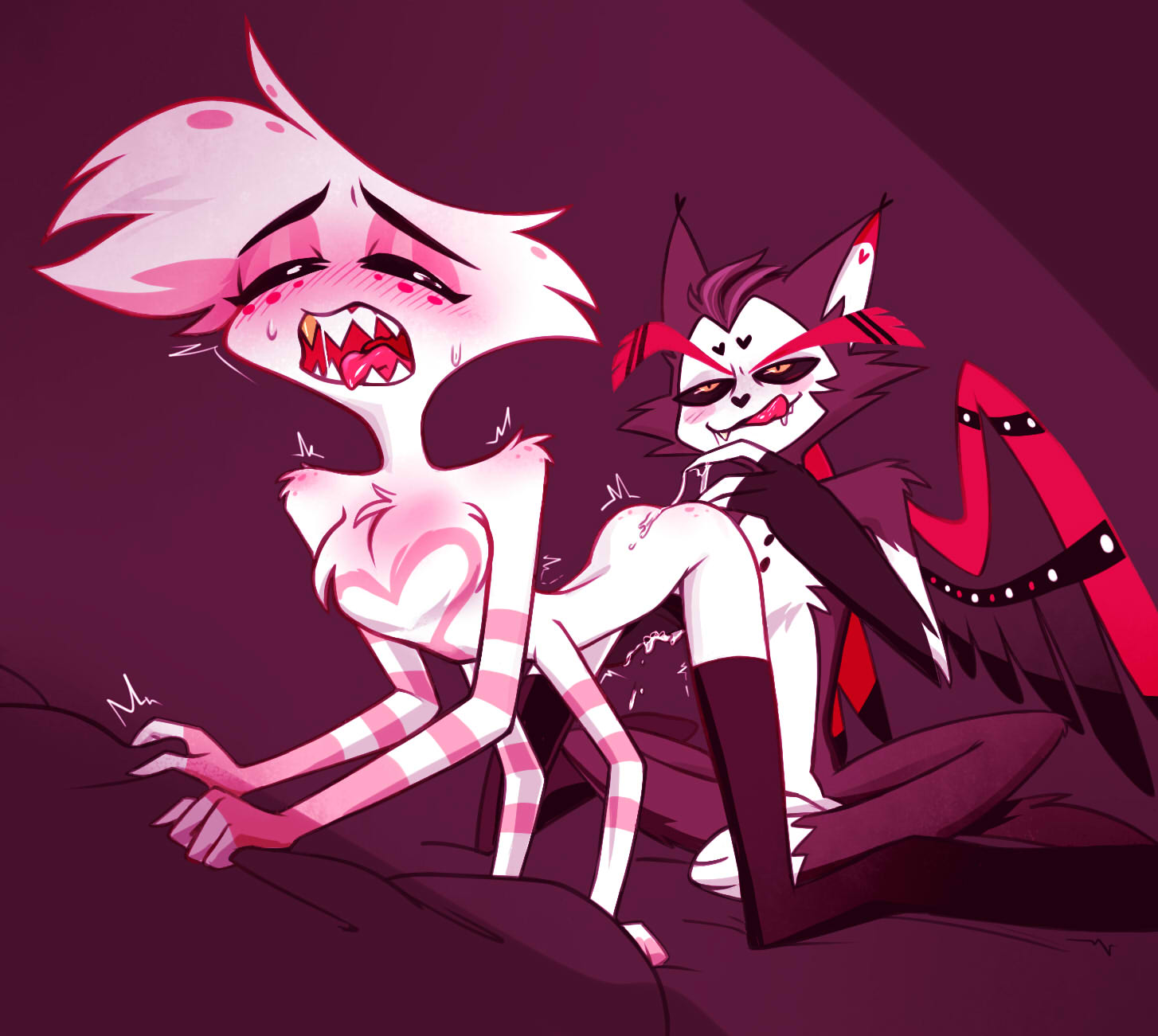 angel dust (hazbin hotel), cuntboy, hazbin hotel, husk (hazbin hotel), intersex, learn to tag, male, tagme