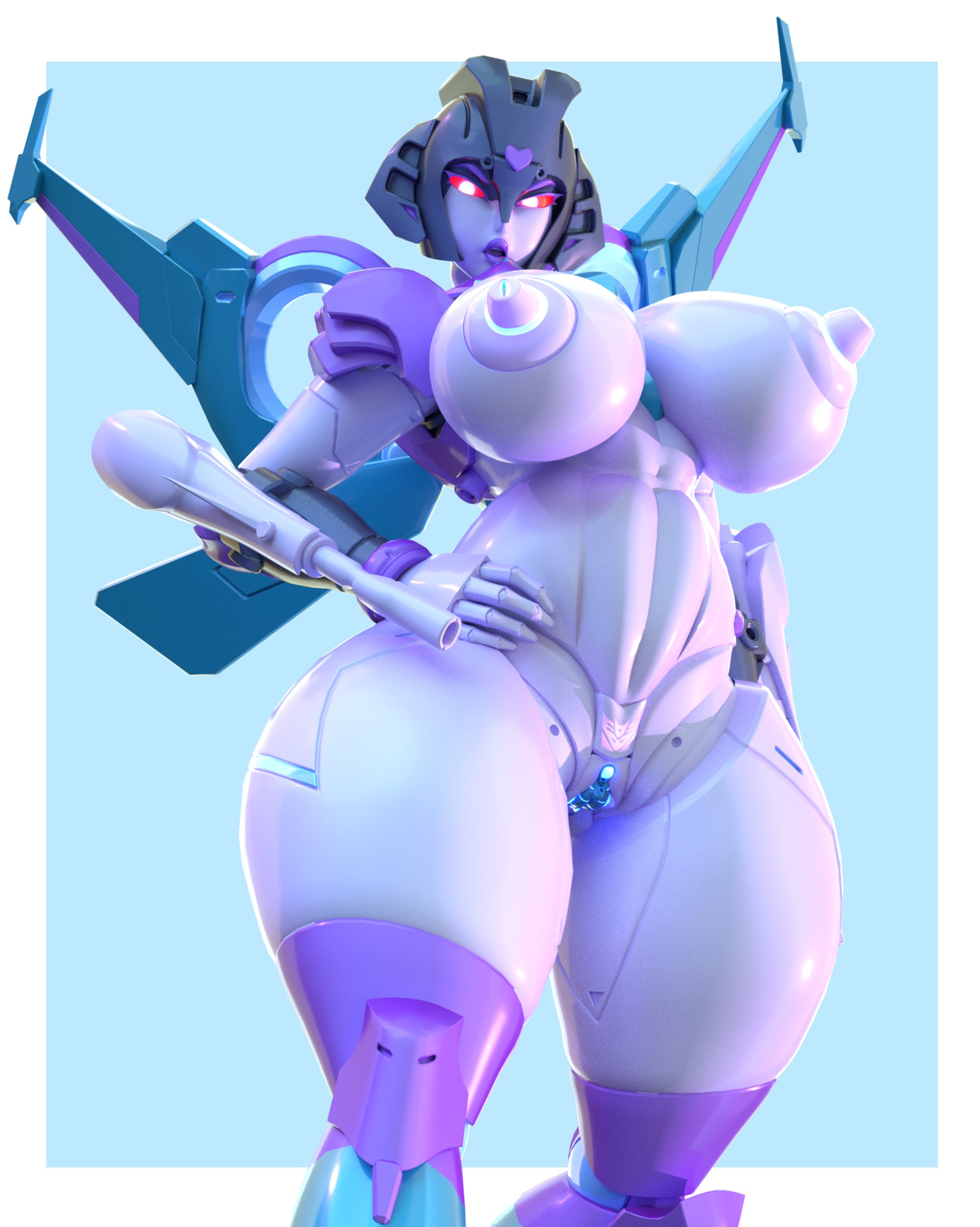 3d, big breasts, breasts, decepticon, female, fembot, komradederp, machine, machine girl, pussy, robot, robot girl, slipstream, transformer, transformers, transformers animated