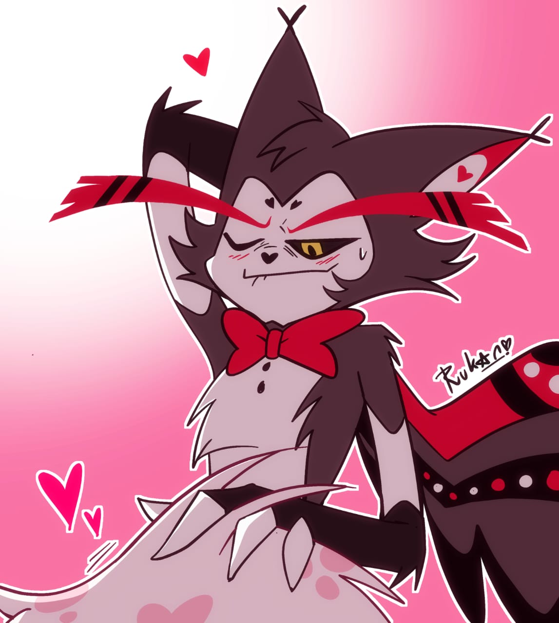 angel dust (hazbin hotel), cuntboy, hazbin hotel, husk (hazbin hotel), intersex, rukan, tagme