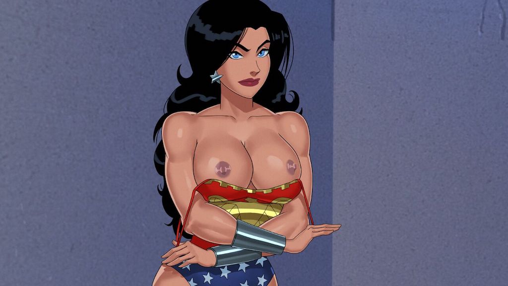 amazon dc_comics donna_troy no_bra partially_clothed something_unlimited sunsetriders7 wonder_girl wonder_woman_(series) young_justice