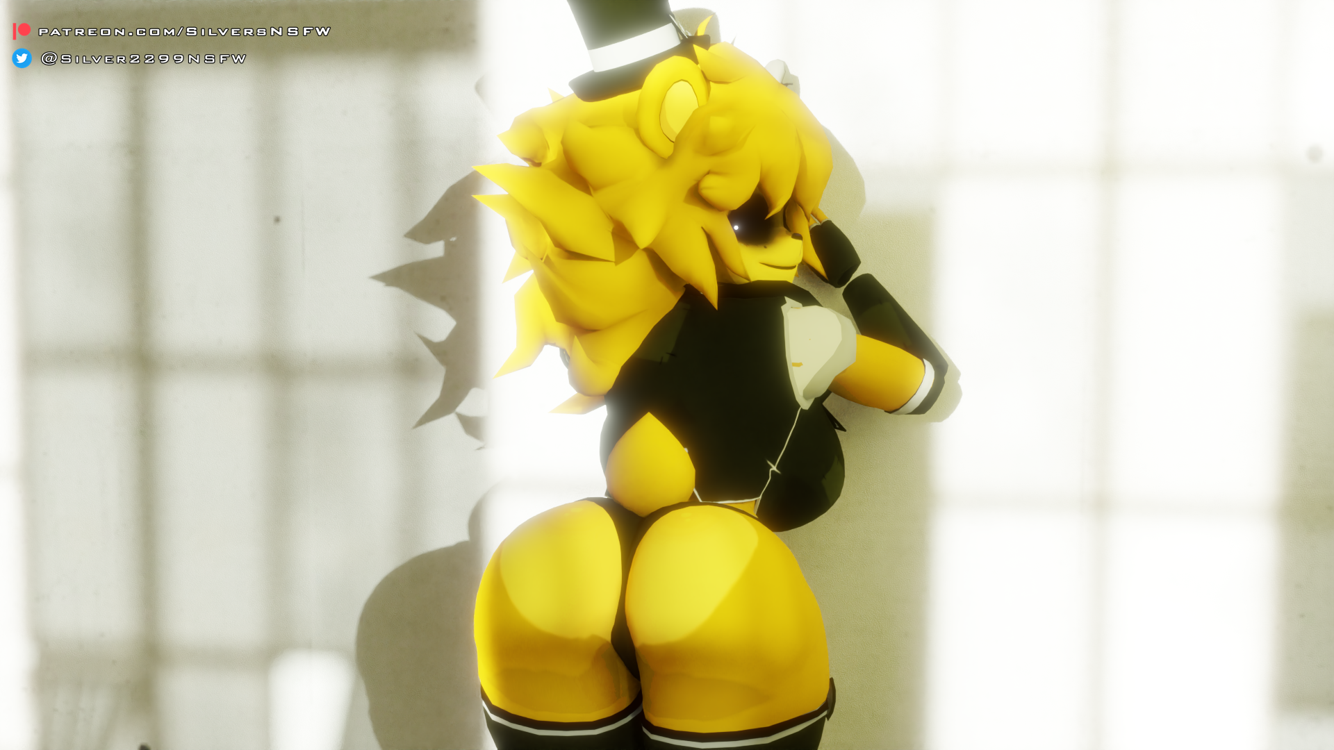 1girls, 3d, ass, cally3d, clazzey, cryptiacurves, fazclaire's nightclub, female, female focus, female only, five nights at freddy's, fnaf, freddy (fnaf), fredina (cally3d), fredina's nightclub, frenni (cryptia), frenni fazclaire, golden freddy, golden freddy (fnaf), golden fredina (cally3d), scottgames, silver2299, solo, type 0