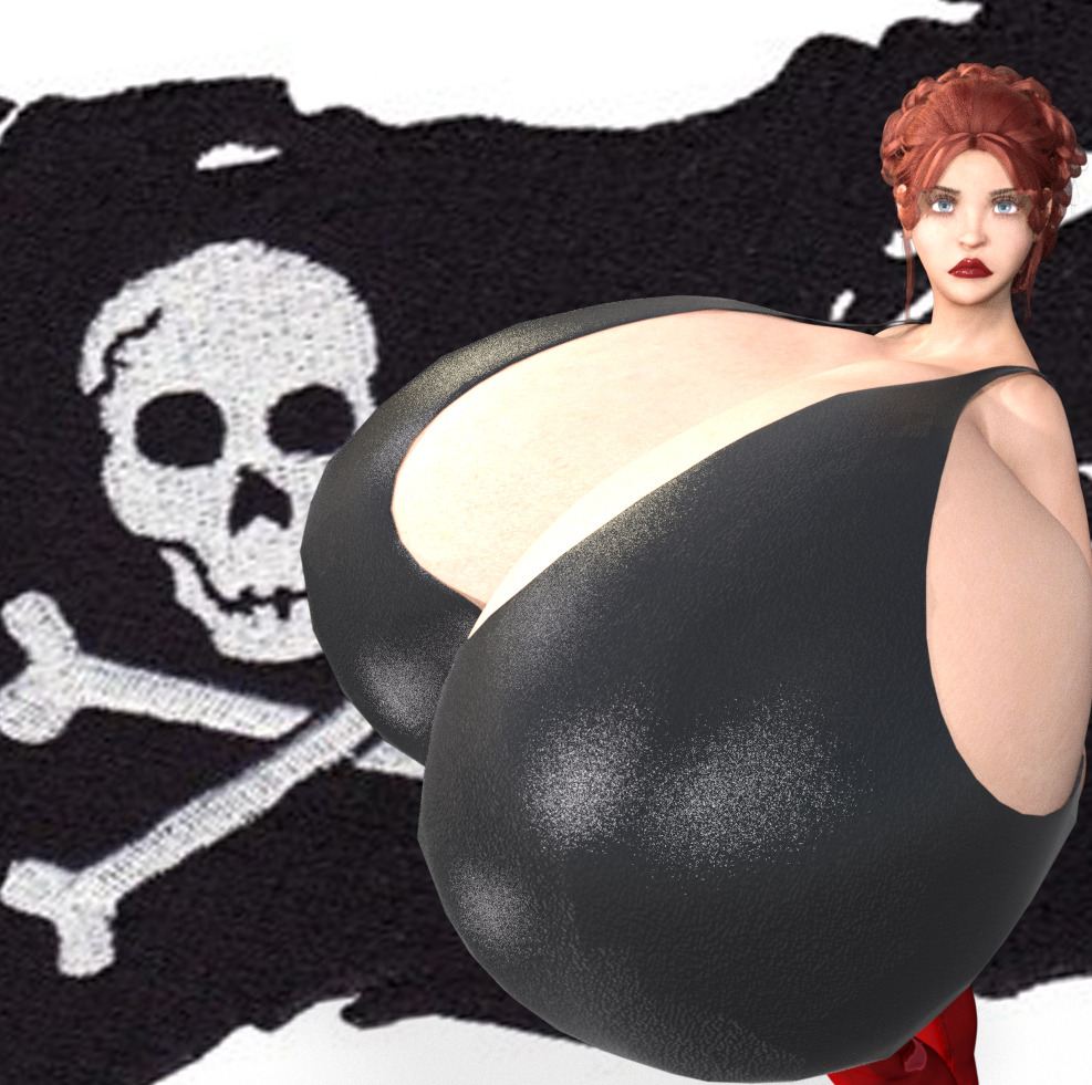 1girls 3d bad_anatomy big_ass big_breasts big_butt bimbo bimbofication bimbofied female female_only flag hourglass_figure huge_ass huge_breasts hyper_ass hyper_breasts jackd22 pirate pirate_flag tagme