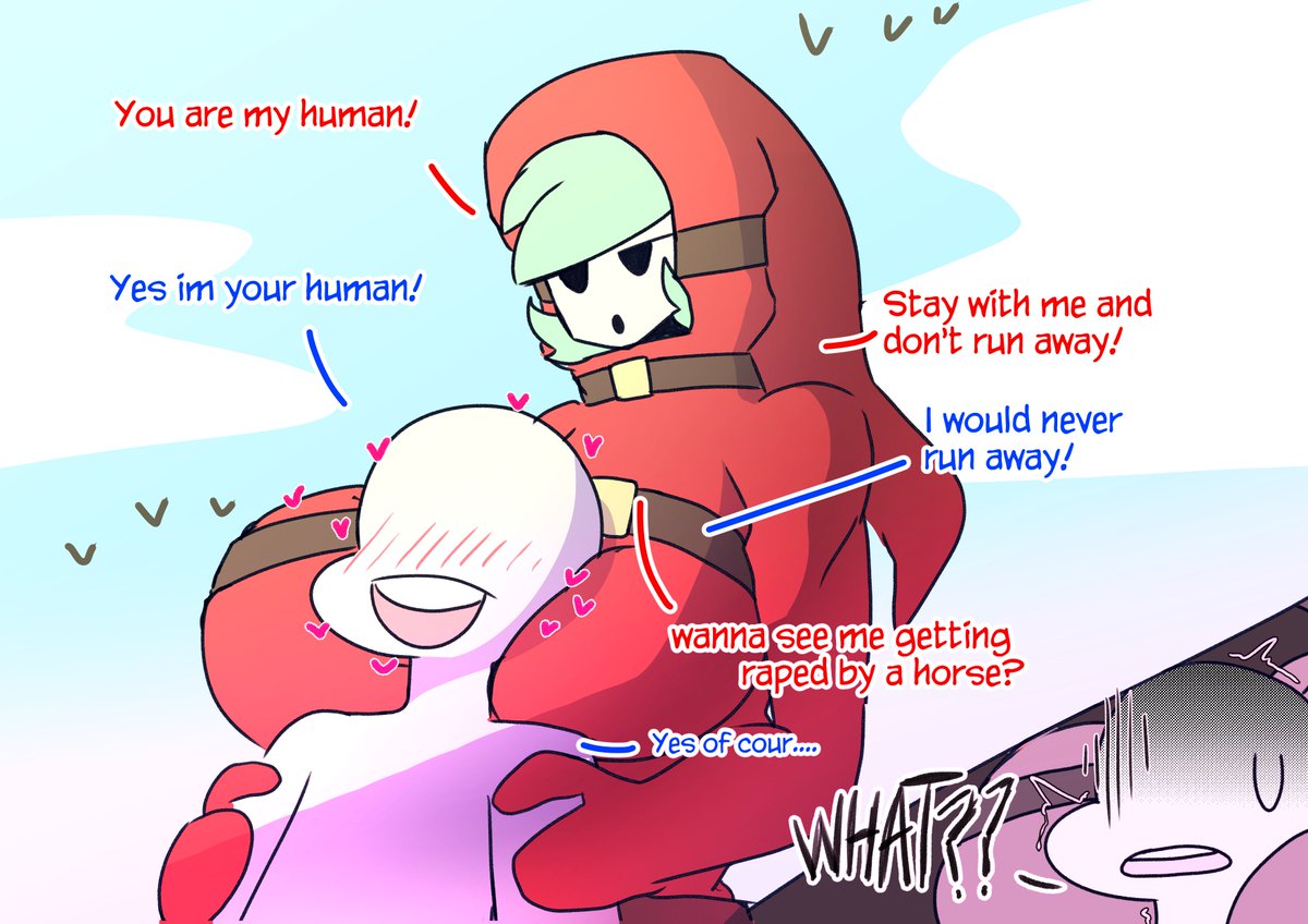1boy, 1girls, 2021, anon, artist request, big breasts, breasts, eyes open, female, gentle femdom, green hair, hair over one eye, huge breasts, light skin, light-skinned female, male, mario (series), masked, masked female, meme, nintendo, shock, shocked expression, shocked eyes, shy gal, shy gal red, sipla, size difference, text