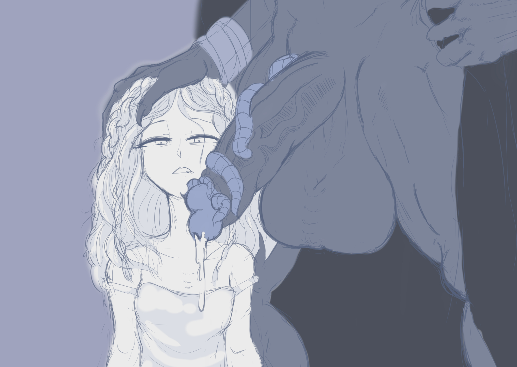 2boys, after sex, aged up, black and white, brother, brothers, cum, cum drip, cyedbyeah, elden ring, erection, femboy, fromsoftware, gay, half siblings, huge cock, husband and husband, incest, male, miquella, mohg lord of blood, monochrome, penis, questionable consent, sibling, siblings, veiny, veiny penis, yaoi