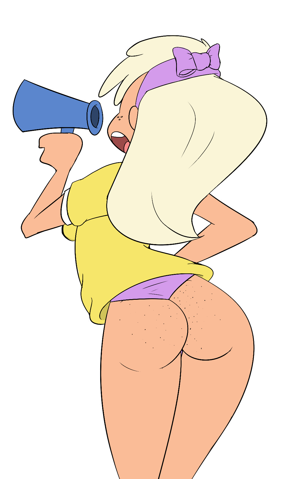 2016 aged_up breasts chloe_carmichael color colored female female_focus female_only freckles freckles_on_ass nickelodeon panties regacen sl8d3 tagme the_fairly_oddparents thick_ass