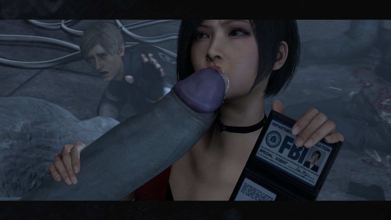 1boy, 1girls, 1monster, 3d, ada wong, ada wong (adriana), asian, asian female, capcom, colored, female, leon scott kennedy, male, monster, monster on female, mr x, resident evil, resident evil 2, resident evil 2 remake, sex, stephanie23, straight, tagme, tyrant