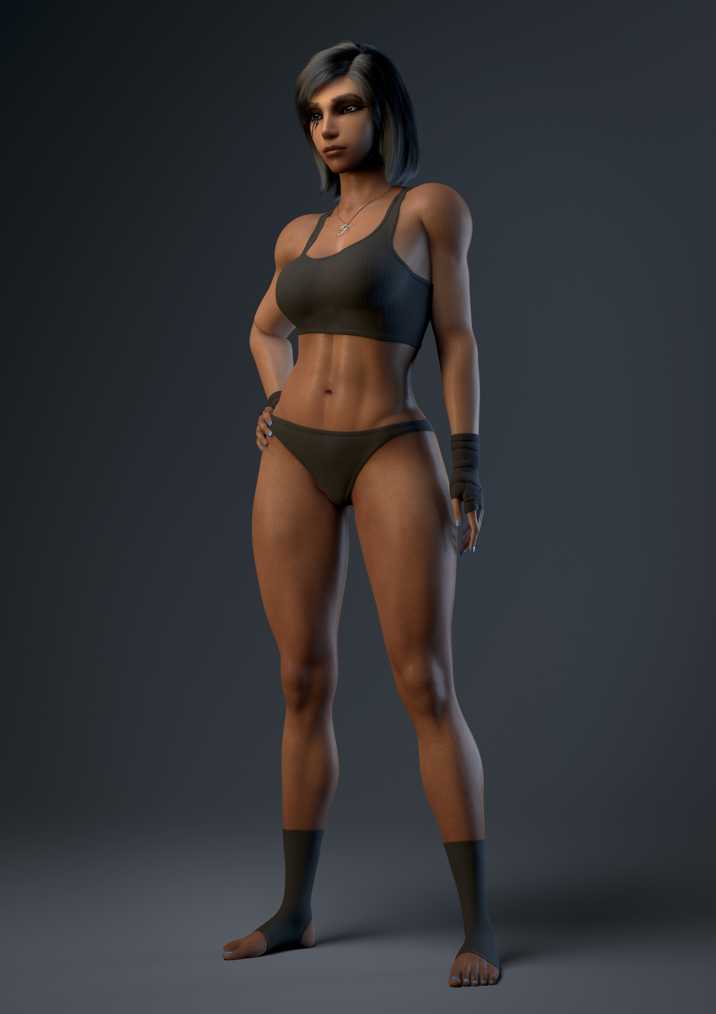 1girls, 3d, black hair, blizzard entertainment, dark skin, dark-skinned female, egyptian, female, female only, overwatch, pharah, vgerotica