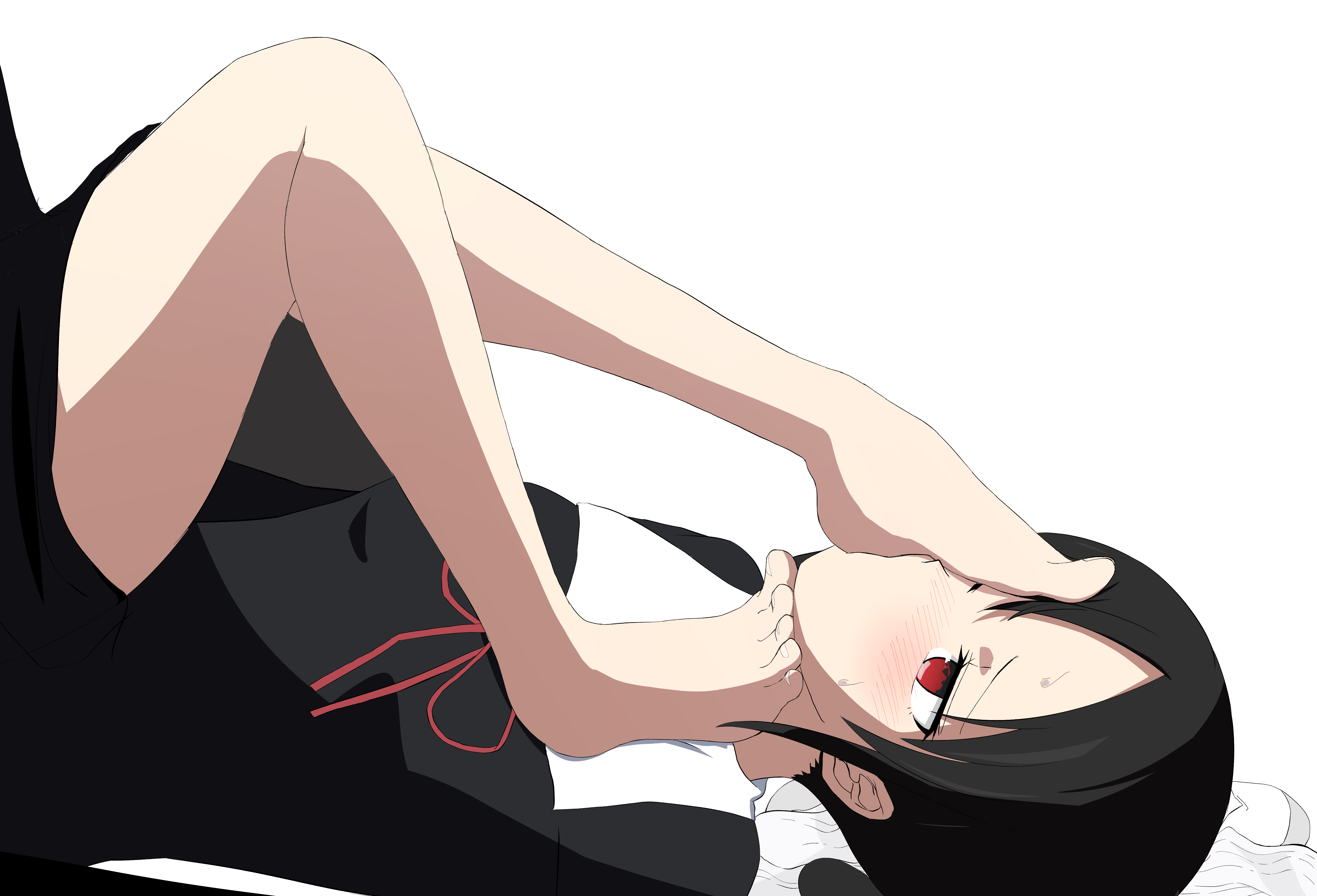 2girls, alternate version available, feet, feet on face, female, femdom, femsub, foot fetish, foot focus, foot worship, footwear, kaguya-sama wa kokurasetai ~tensai-tachi no renai zunousen~, long socks, school uniform, schoolgirl, shinomiya kaguya, socks removed, stepping on female, stepping on head, ze r0 ze r0