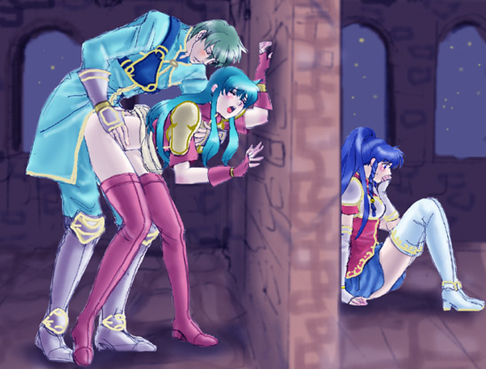 aozora_kyuuji eirika_(fire_emblem) fire_emblem fire_emblem:_the_sacred_stones innes_(fire_emblem) sex source_request tana_(fire_emblem) vaginal_penetration voyeur voyeurism