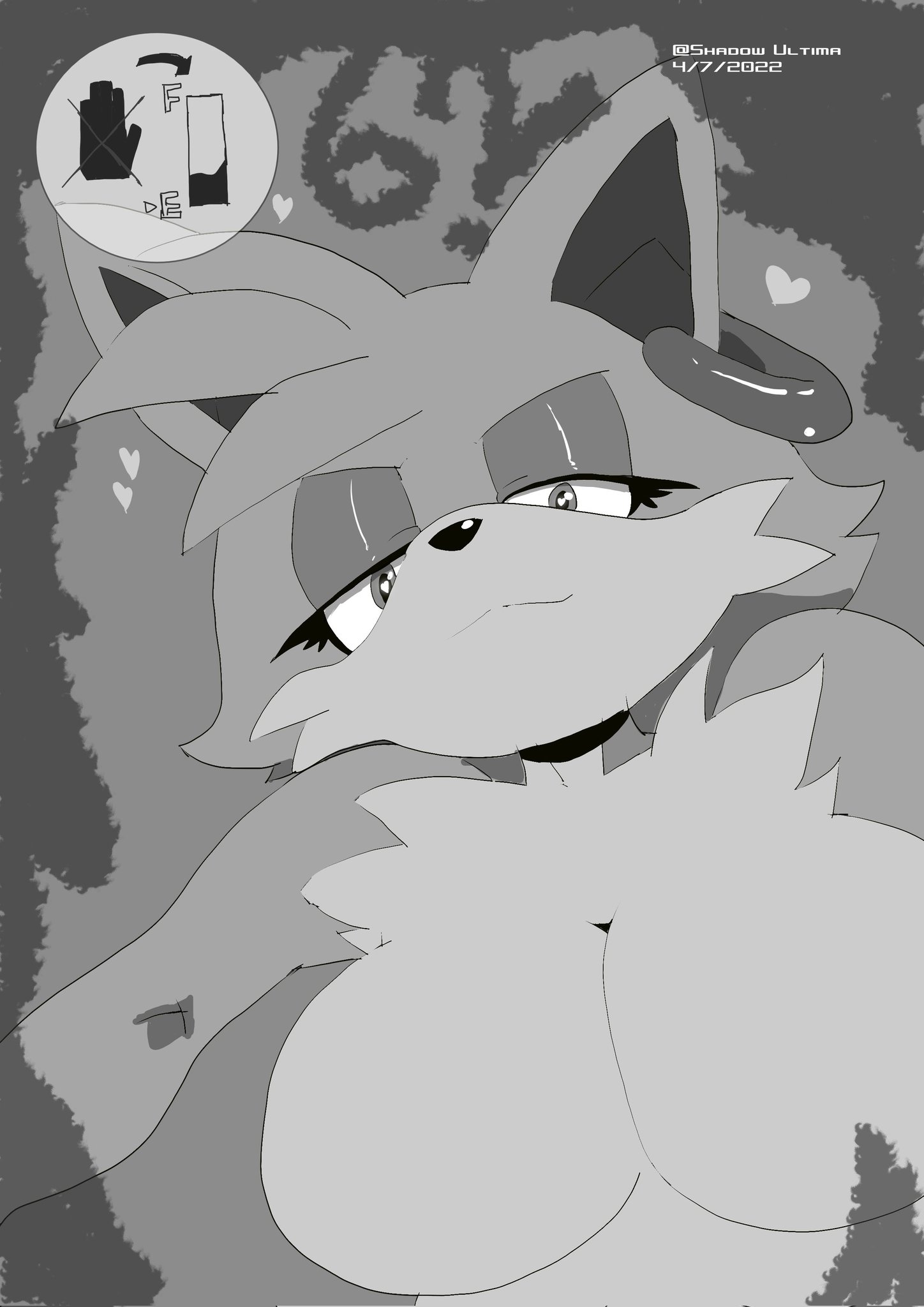 anthro, breasts, ear piercing, earrings, eyelashes, female, fox, heart, rule 63, sonic (series), sonic the hedgehog (series), tails, tails the fox, tailsko