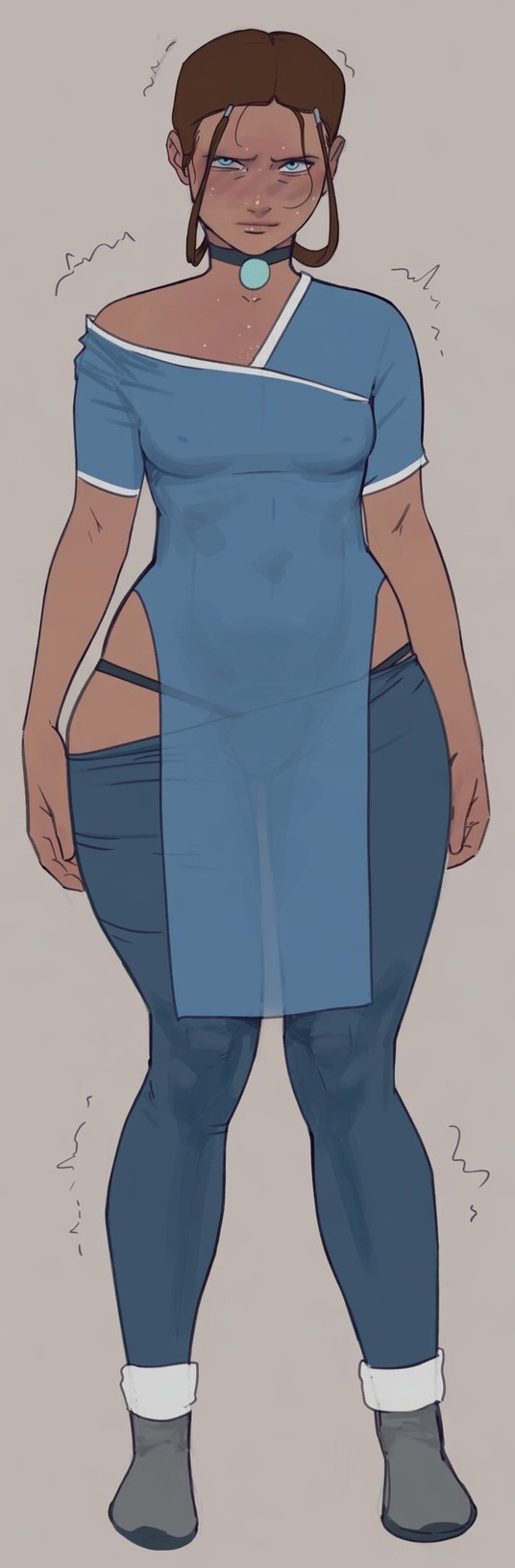 avatar (series), avatar the last airbender, dark hair, dark skin, dark skinned, dark skinned female, dark-skin, dark-skinned female, female, female focus, female only, katara, ngmi, nickelodeon, solo, solo female, solo focus, teen, teen girl, teenage girl, teenager, young, young female