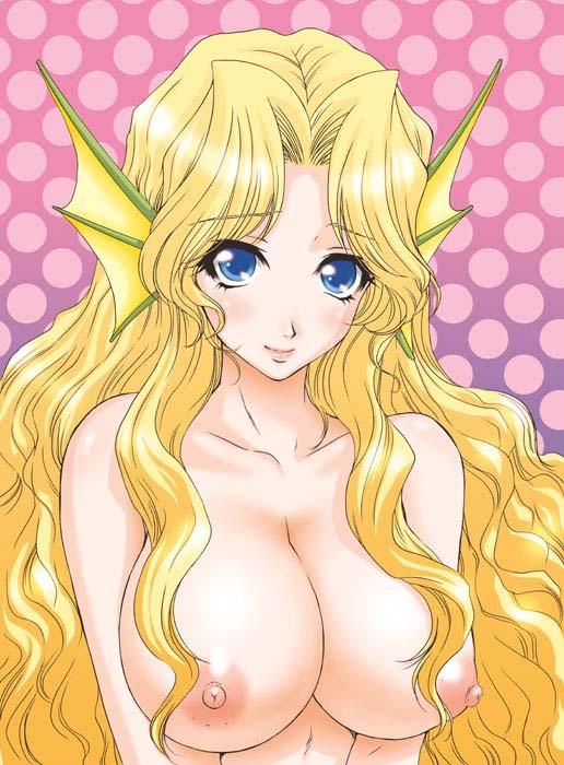 areola aulbath big_breasts blonde_hair blue_eyes breasts bust capcom cleavage darkstalkers genderswap_(mtf) head_fins headfins huge_breasts large_breasts long_hair male_to_female mermaid midnight_bliss momoya_show-neko monster_girl nipples nude pale-skinned_female pale_skin perky_breasts rikuo rule_63 topless voluptuous