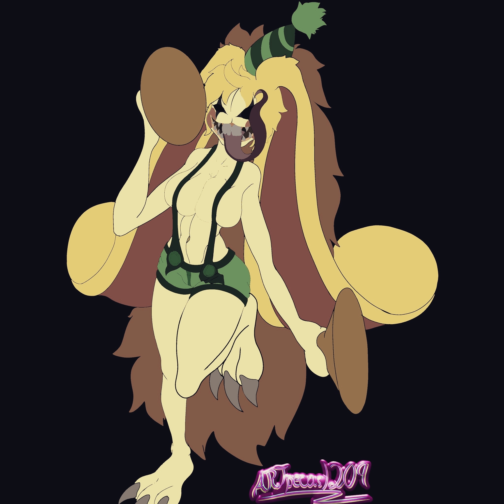 A figure smiles contentedly snuggling close to another