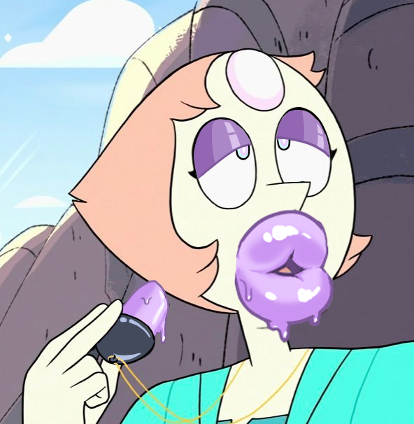 big_lips bimbo bimbo_lips bimbofication cartoon_network cross-eyed dripping edit eyeshadow huge_lips hyper_lips lip_expansion lipstick pearl_(gem) pearl_(steven_universe) purple_eyeshadow purple_lipstick screenshot_edit slopster! steven_universe