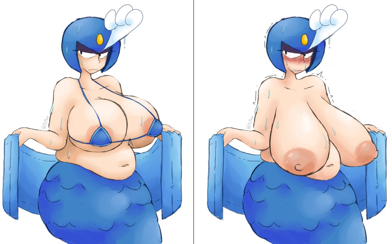 color edit fupoo huge_breasts mega_man mega_man(classic) splash_woman tagme ucnsfw