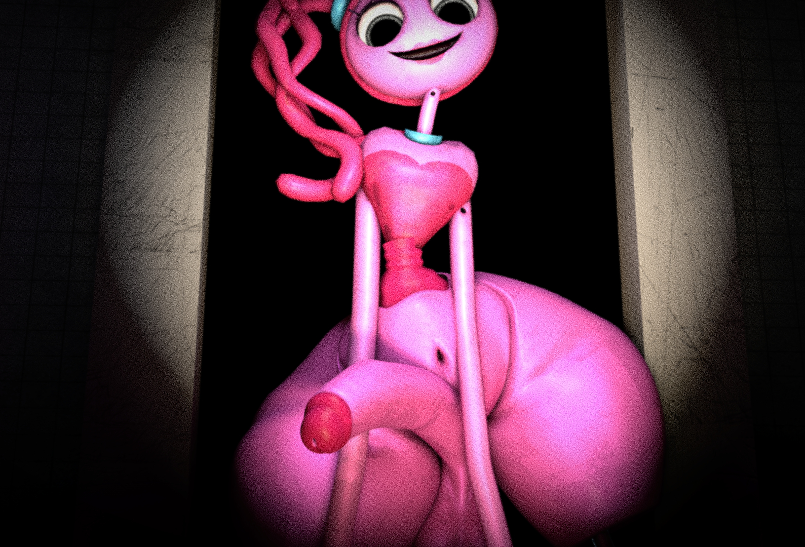 1futa, 3d, ass, big ass, big penis, female, futadom, futanari, huge cock, intersex, mature futa, milf, mommy long legs, penis, poppy playtime, solo, wide hips