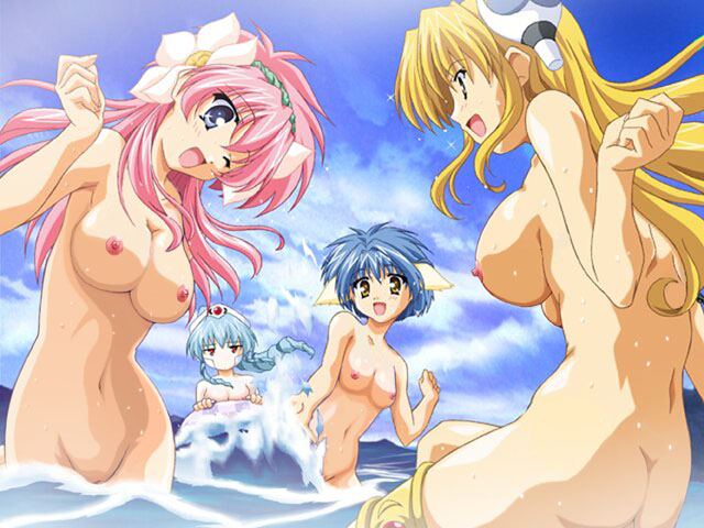 4girls blue_hair galaxy_angel milfeulle_sakuraba mint_blancmanche multiple_girls nude nude_filter photoshop pussy ranpha_franboise uncensored vanilla_h