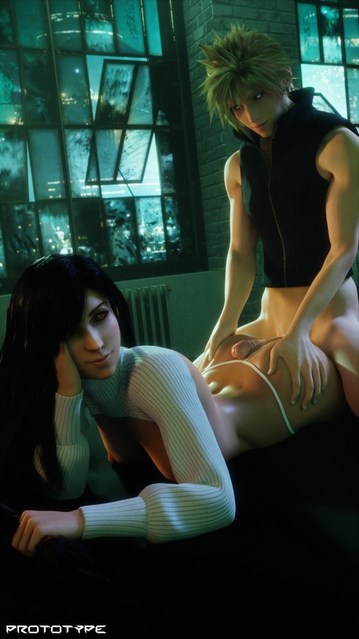 1boy, 1girls, 3d, 3d (artwork), ass, assjob, big ass, big breasts, big butt, blender, blender (software), breasts, bubble butt, busty, buttjob, cloud strife, curvy, enjoying, female, final fantasy, final fantasy vii, final fantasy vii remake, hourglass figure, male, male/female, masturbation, pleasure face, prototype (artist), romantic, romantic couple, sensual, thick ass, thick thighs, tifa lockhart, wide hips