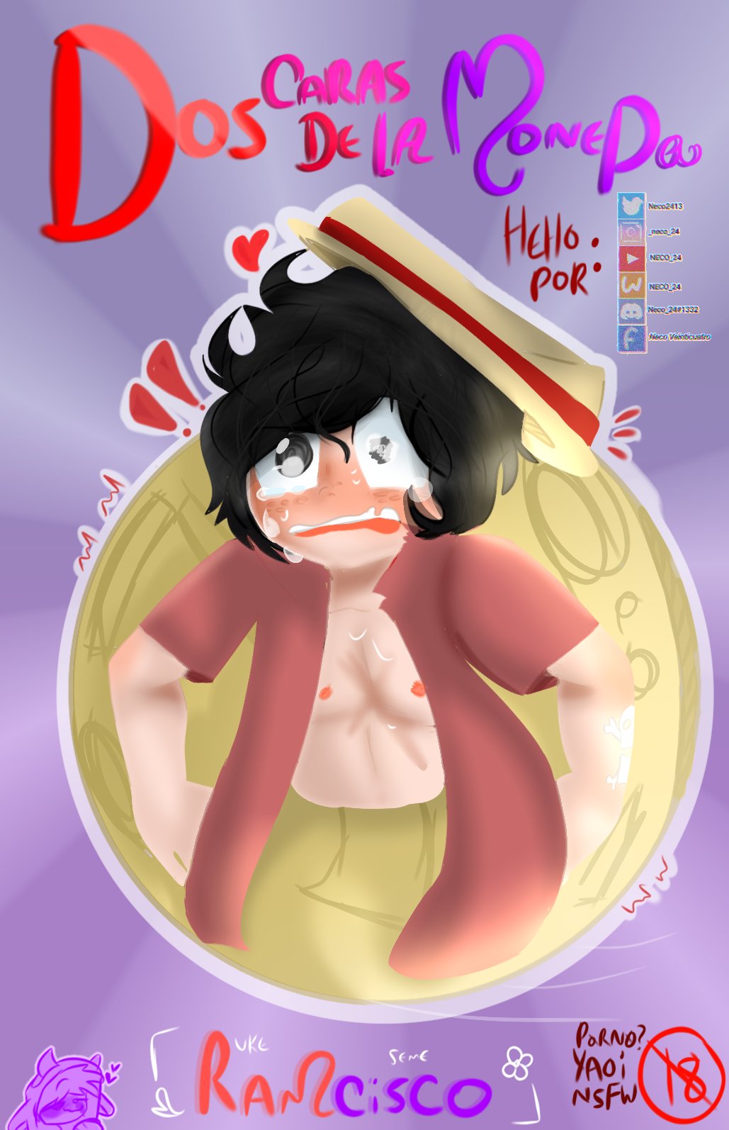 1boy comic comic_cover cover cover_page discord_(app) discord_logo discord_tag facebook facebook_logo facebook_username francisco_games gay human instagram instagram_logo instagram_username los_compas male/male mcyt neco_24 ramcore twitter twitter_logo twitter_username wattpad wattpad_logo wattpad_username yaoi youtube youtube_hispanic youtube_logo youtube_username youtuber youtubers