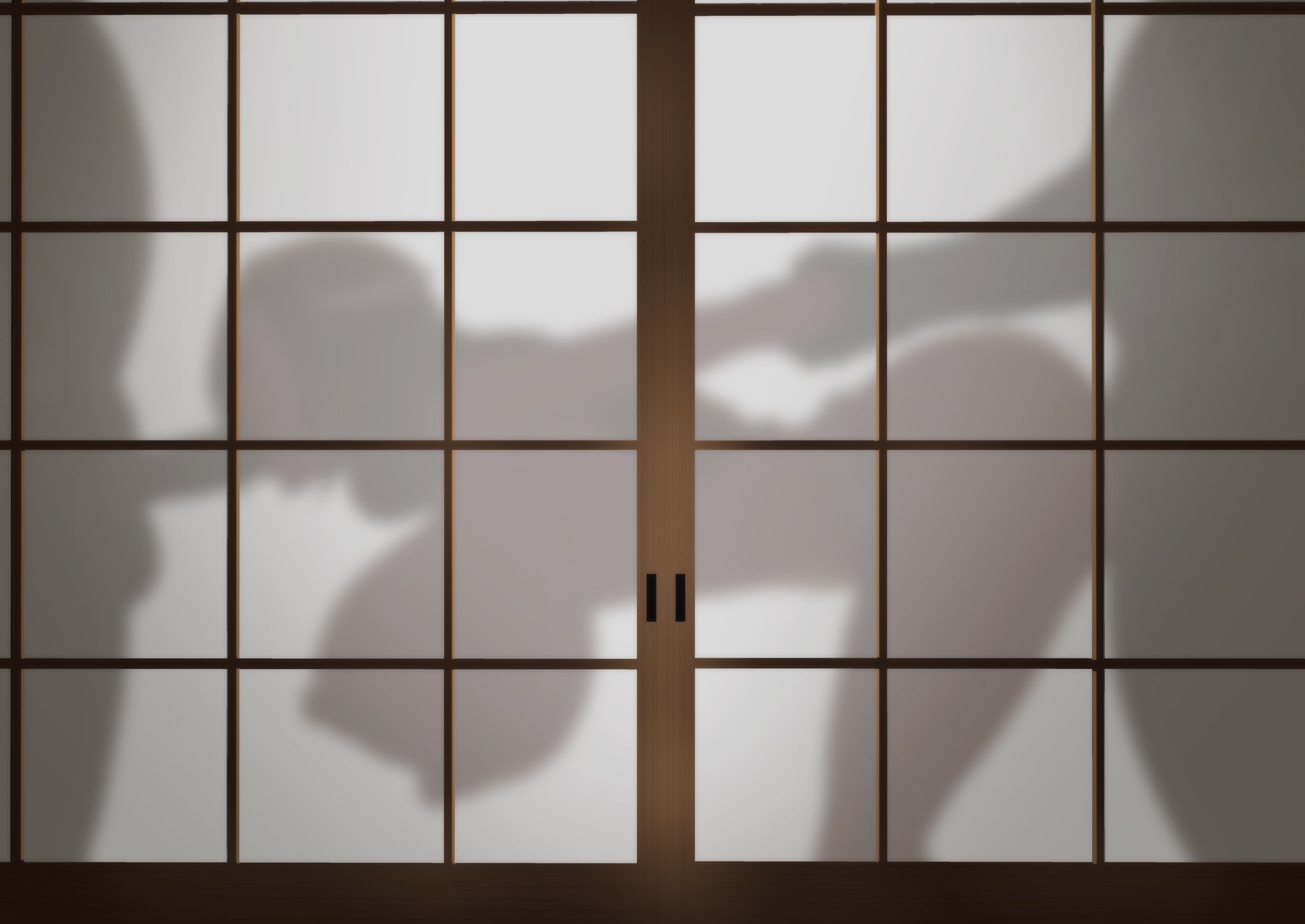 1girls, 2boys, arm grab, ass, bleach, breasts, female, huge breasts, inoue orihime, iwao178, male, mmf threesome, multiple boys, multiple males, penis, silhouette, silhouette sex, spitroast, tagme, threesome