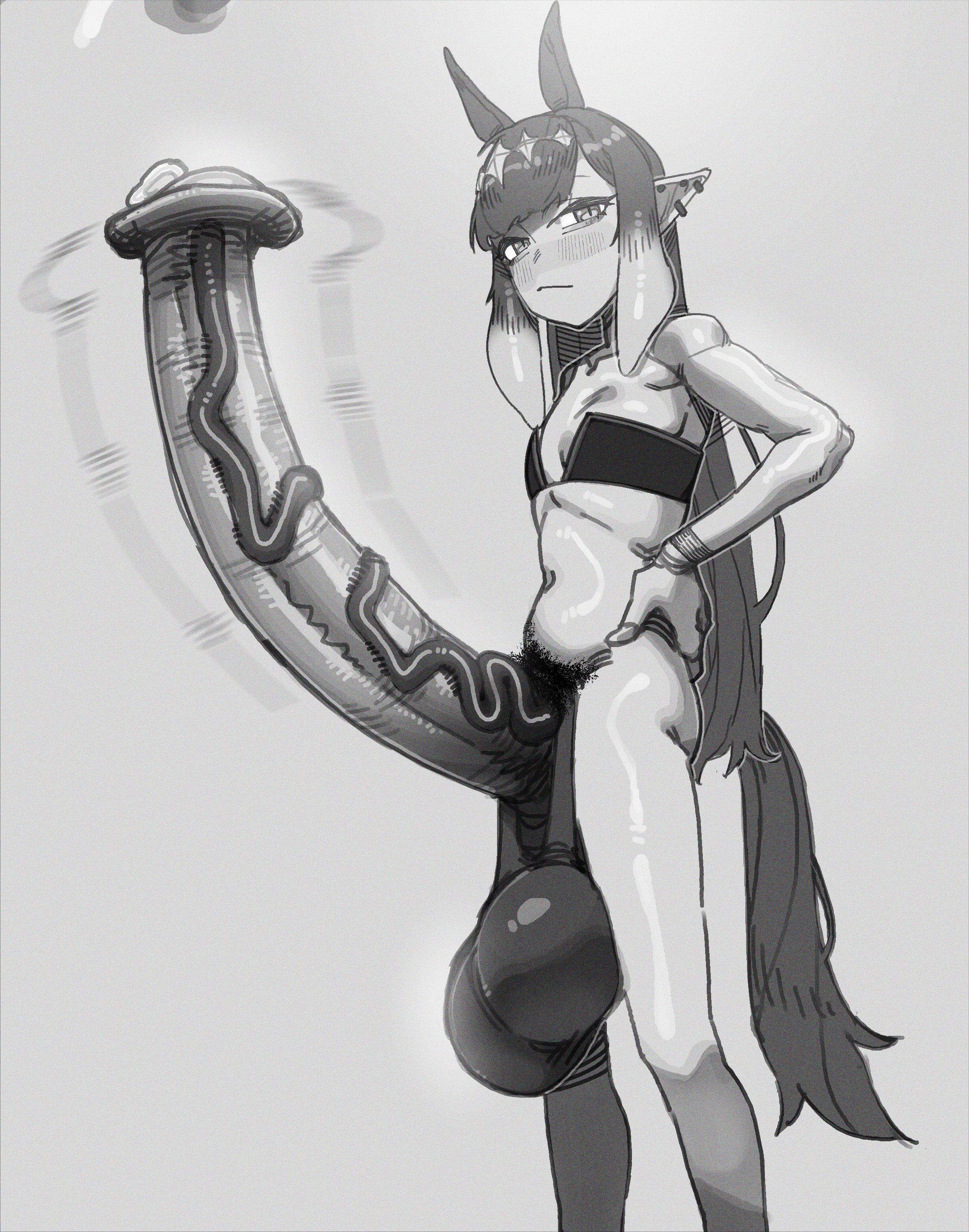 1futa, 2026, 2d, 2d (artwork), 2d artwork, 4 ears, animal ears, animal genitalia, animal humanoid, animal penis, animal tail, balls, ballsack, bangs, bare shoulders, big balls, big cock, big penis, big testicles, black and white, bottomless, bottomless futa, breasts, cock, collarbone, crossover, dick, dickgirl, ear piercing, earrings, equid, equine, equine genitalia, equine penis, flat chest, futa only, futanari, genital fluids, genitals, gigantic cock, gigantic penis, hololive, hololive english, hololive myth, horse, horse ears, horse girl, horse penis, horse tail, horsecock, horsecock futa, horsecock futanari, horsecock on humanoid, huge balls, huge cock, huge testicles, intersex, intersex only, large balls, large cock, large penis, large testicles, light skin, light-skinned futa, long hair, makinakid, massive cock, massive penis, monochrome, motion blur, motion lines, naked, naked futa, ninomae ina'nis, nude, nude futa, nudity, penis, petite, pointy ears, precum, precum drip, pubes, pubic hair, sagging balls, saggy balls, side view, sketch, small breasts, straight hair, tail, testicles, throbbing, throbbing penis, umamusume, umamusume pretty derby, vein, veins, veiny, veiny penis, very long hair, virtual youtuber
