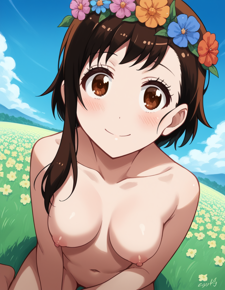 1girls ai_generated brown_eyes brown_hair civitai female female_focus nisekoi nochekaiser881 onodera_kosaki pale pale-skinned_female pale_skin pale_skinned_female tagme