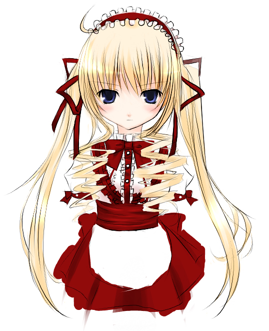 drill_hair maid rozen_maiden shinku solo