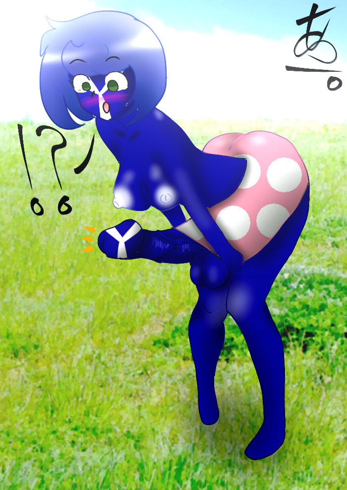 1futa alt-lite alt-lite_(polcompball) alt_lite alt_lite_(polcompball) anime areolae balls blush breasts clothed clothing countryhumans countryhumans_girl dark_skin futa_only futanari huge_cock humanoid humanoid_penis mostly_nude penis polcompball polcomphuman polka_dot skirt solo standing topless white_nipples