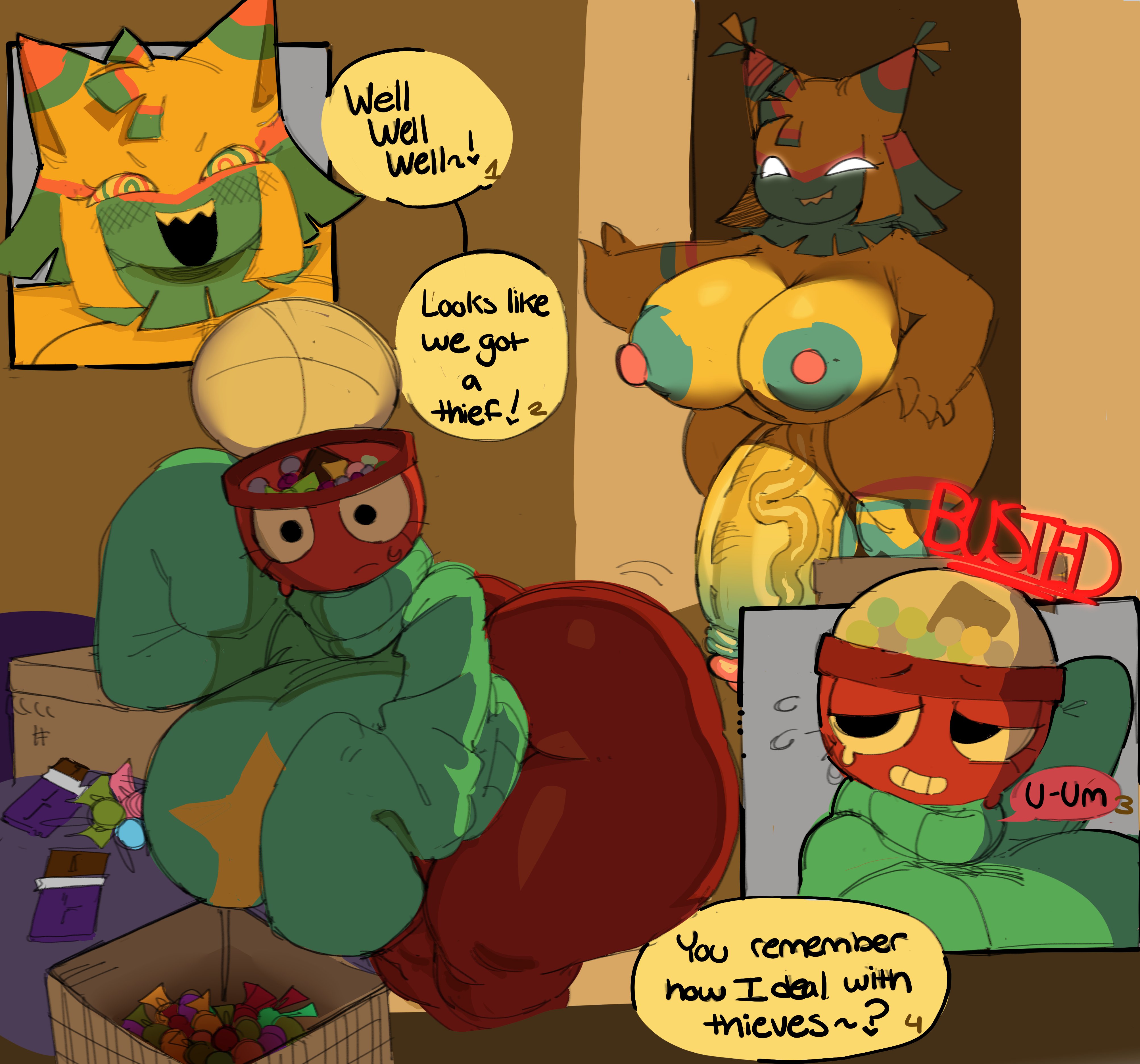 1futa, 1girls, areolae, ass, big breasts, big penis, breasts, cock, cofficremer, dandy's world, female, futa on female, futanari, gigi (dandy's world), nude, nude futanari, penis, roblox, roblox game, tagme, text, yatta (dandy's world)