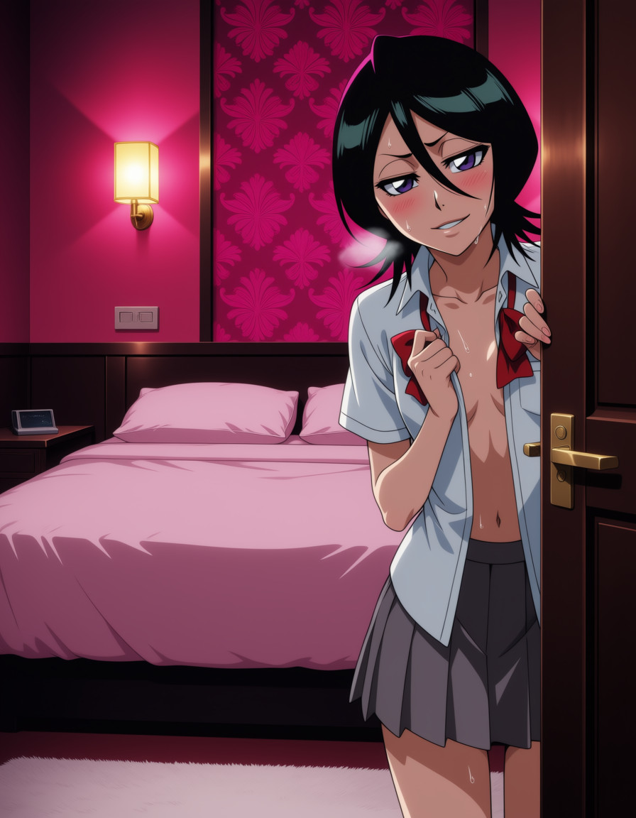 Rukia Kuchiki (Bleach) Rule 34 Image