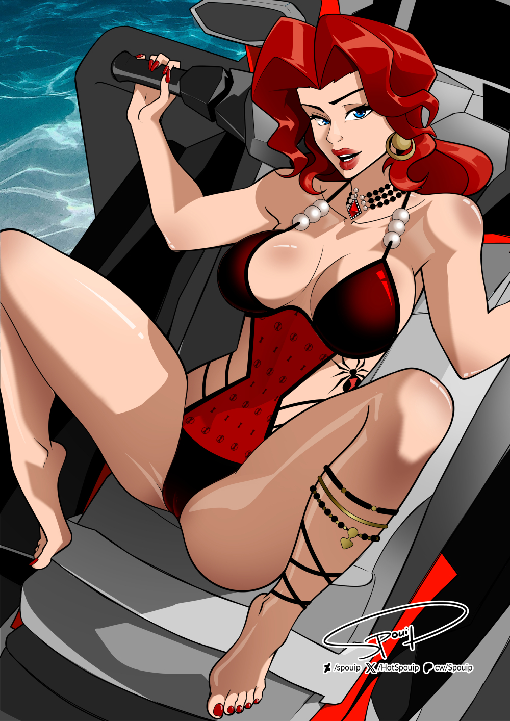 Black Widow (Aquatic Assassin) Rule 34 Image