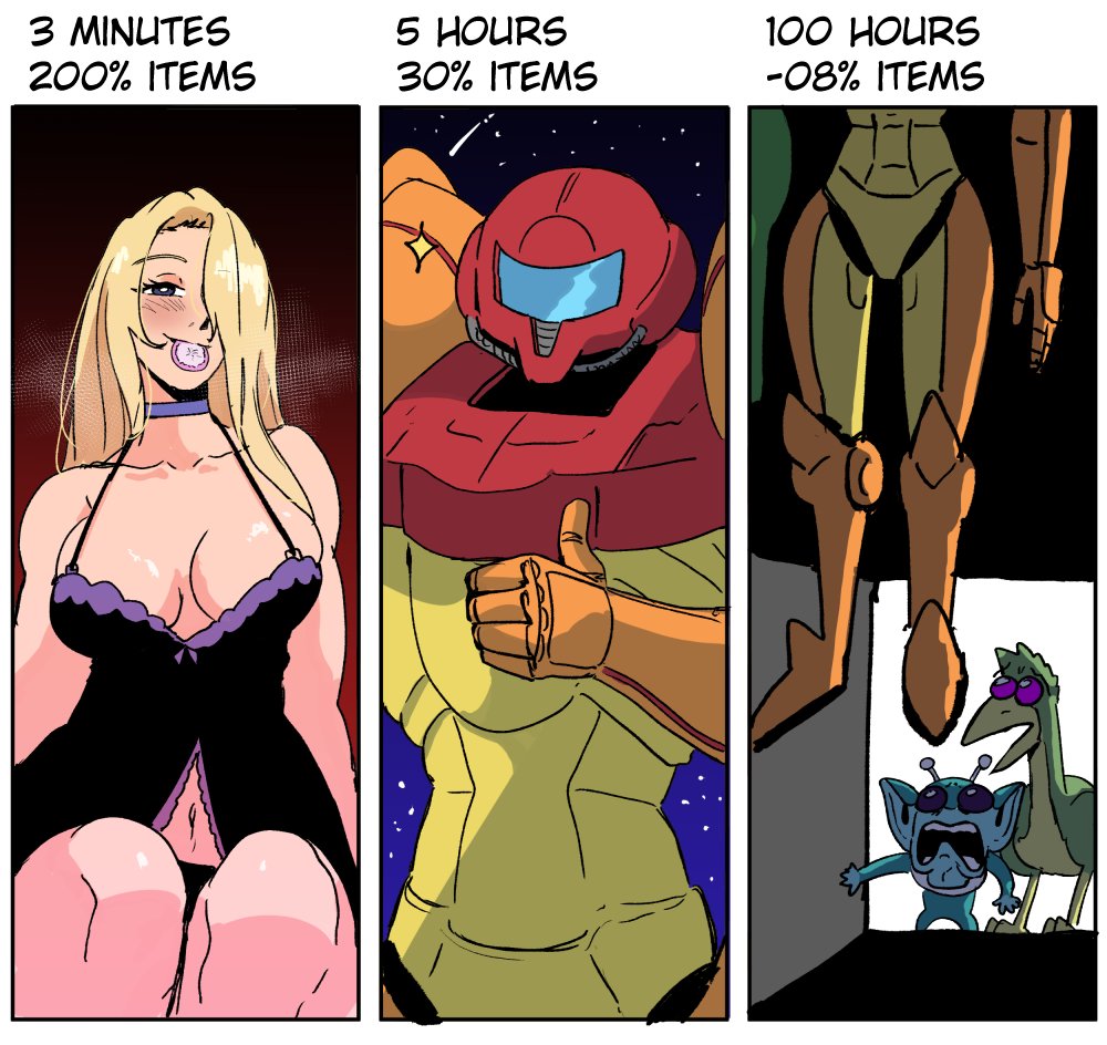 1girls, alien, alien humanoid, armor, bad end, bad ending, bed, bedroom, bedroom eyes, bird, completion time, condom, condom in mouth, dachora, death, door, door open, doorway, etecoon, female, female death, funny, good end, good ending, grading, hair over eye, hair over one eye, hanged, hanging, hanging from ceiling, helmet, implied death, implied suicide, lingerie, metroid, multiple endings, navel, nintendo, nonsexual death, open door, samus aran, shocked, shocked expression, shocked face, sparkle, speedrun, steam, steamy breath, super metroid, surprised, surprised expression, surprised face, suspended, suspended in midair, thumbs up, varia suit, visible breath, wanderjegson