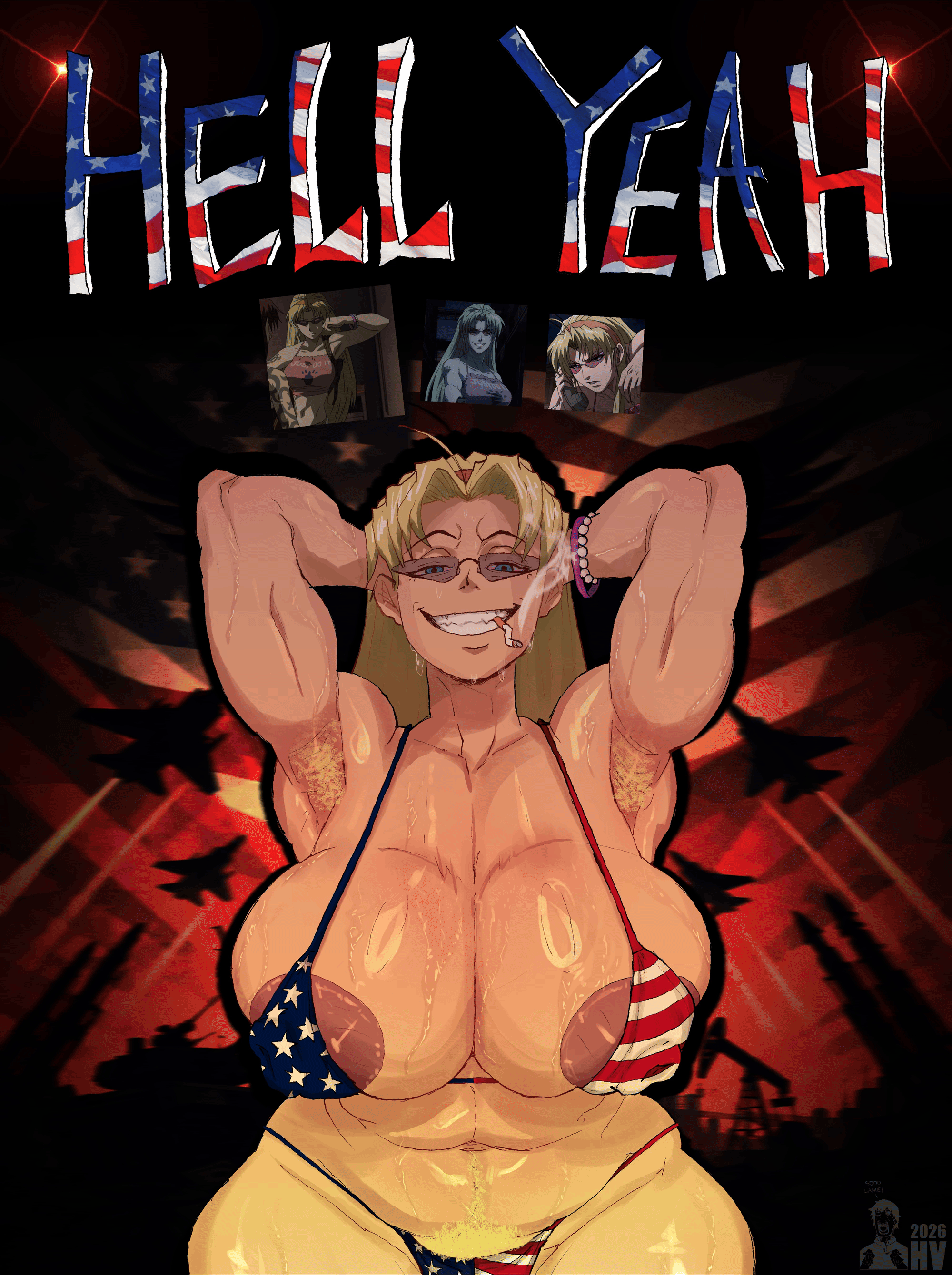1girl 2026 2d 2d_(artwork) 4th_of_july alternate_body_type alternate_breast_size american american_female american_flag american_flag_bikini animated belly bikini bikini_bottom bikini_top black_lagoon blonde blonde-haired_female blonde_female blonde_hair blonde_hair_female blue_eyes cigarette cigarette_burn cigarette_in_mouth cigarette_smoke curvy curvy_body curvy_female curvy_figure drawing drawn eda english english_text gif gritting_teeth gun guns hairy hairy_armpits half_naked high_resolution highres highv0ltage huge_areolae huge_breasts huge_nipples huge_thighs light-skinned_female light_skin massive_boobs meme milf milf_body plane pubic pubic_hair pudgy_belly smile smile_at_viewer smirk solo solo_female solo_focus sweat sweatdrop sweating sweaty sweaty_body text voluptuous voluptuous_body voluptuous_female wet wet_body wet_skin wide_hips