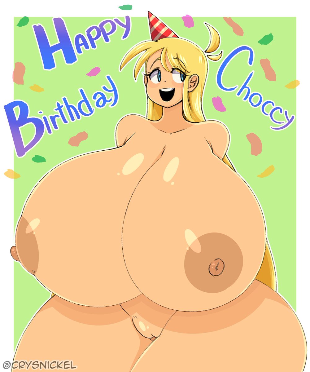 1girls, ahoge, areolae, artist name, ass, bare shoulders, big ass, big breasts, blonde hair, blue eyes, bottom heavy, breasts, collarbone, completely nude, confetti, cream vanilla, crysnickel, curvy, english text, eyebrows visible through hair, eyelashes, fanart, female, female focus, female only, gigantic ass, gigantic breasts, green background, hips, huge ass, huge breasts, human, human only, humanoid, hyper, hyper ass, hyper breasts, large ass, large breasts, looking to the side, naked, nipples, nude, nude female, nudity, original character, party hat, pussy, simple background, solo, solo female, tan skin, tastetown (tasteofchoklit), text, thick, thick ass, thick thighs, thighs, very long hair, voluptuous, watermark, white border, wide hips