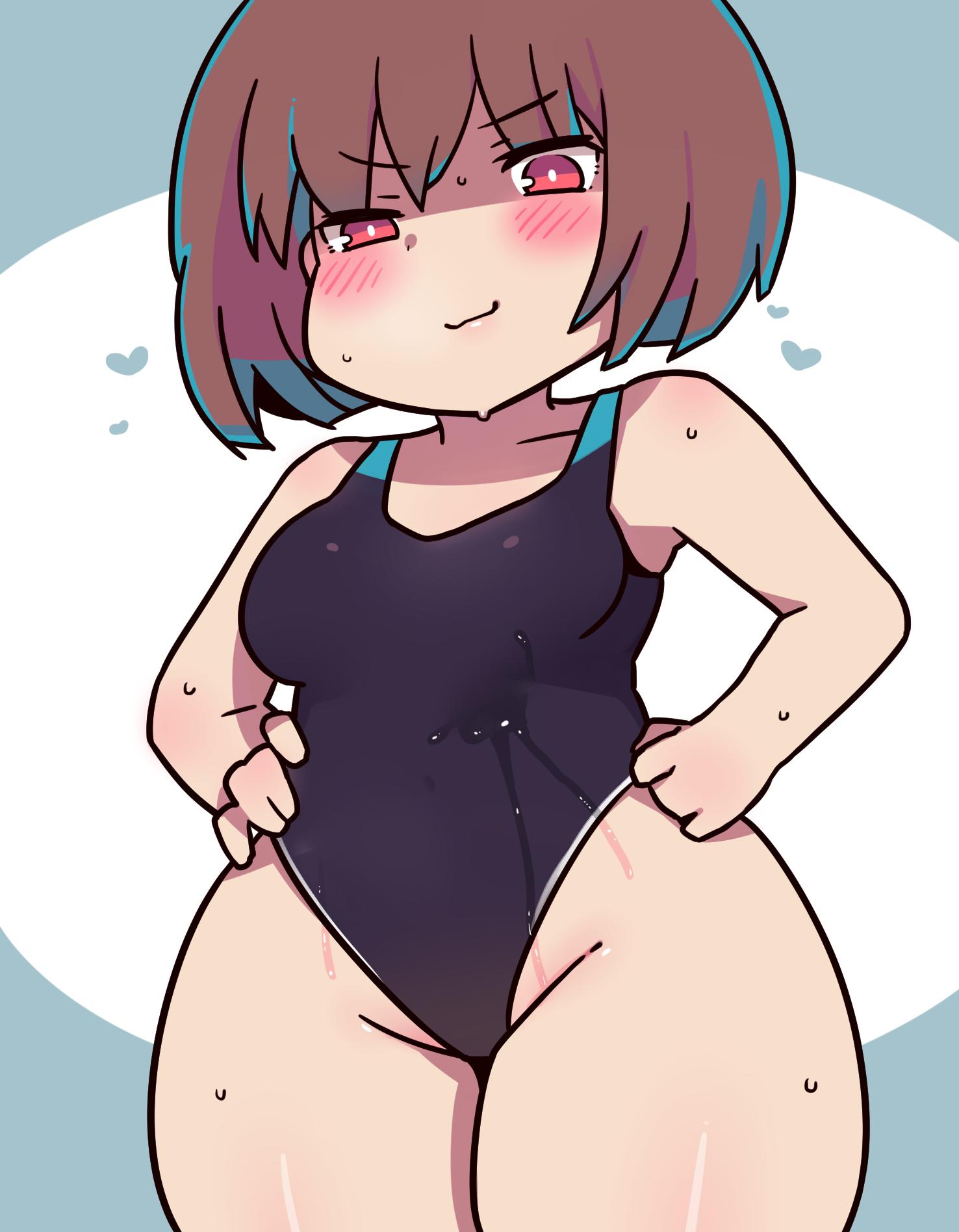 1girls, 2d, brown hair, chara, female, female chara, female only, goodbad963, green shirt, human, human female, human only, red eyes, short hair, solo, undertale, undertale (series), white skin