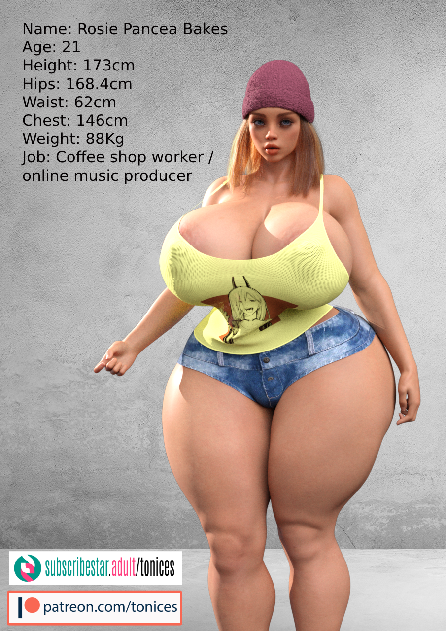 1girls 3d ass athletic athletic_female big_ass big_breasts breasts bust busty chest curvaceous curvy curvy_figure eyebrows eyelashes eyes female female_focus fit fit_female hair hips hourglass_figure huge_ass huge_breasts large_ass large_breasts legs light-skinned_female light_skin lips mature mature_female original original_character rosie_(tonices) rosie_pancea_bakes straight thick thick_hips thick_legs thick_thighs thighs tonices top_heavy top_heavy_breasts upper_body voluptuous voluptuous_female waist wide_hips