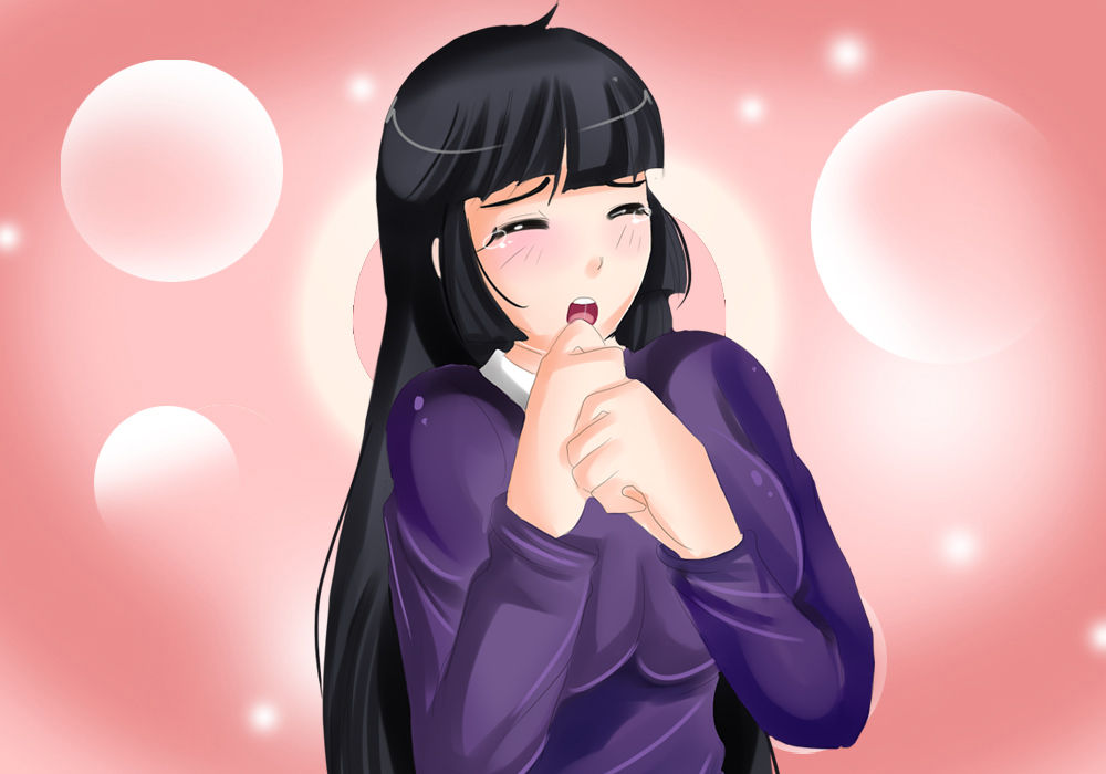 1girls aika_hoshida_(plum_tea) big_breasts black_hair breasts clothed clothing female_only fully_clothed futa_only futanari game_cg hands_on_own_chest huge_breasts human implied_fellatio implied_oral implied_sex large_breasts light-skinned_futanari light_skin nude orgasm orgasm_face plum_tea saintxtail school_uniform schoolgirl shuddering solo