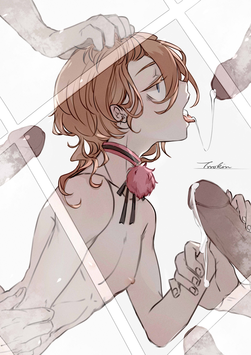 bungo_stray_dogs chuuya_nakahara gay group kim69075376 tagme yaoi