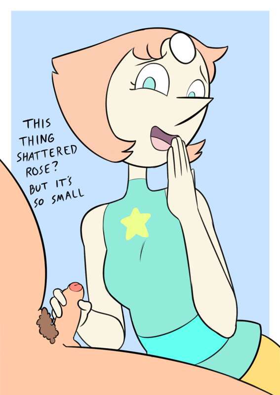 dialogue digitalkaiju english_text partial_male pearl_(steven_universe) small_penis small_penis_humiliation steven_universe